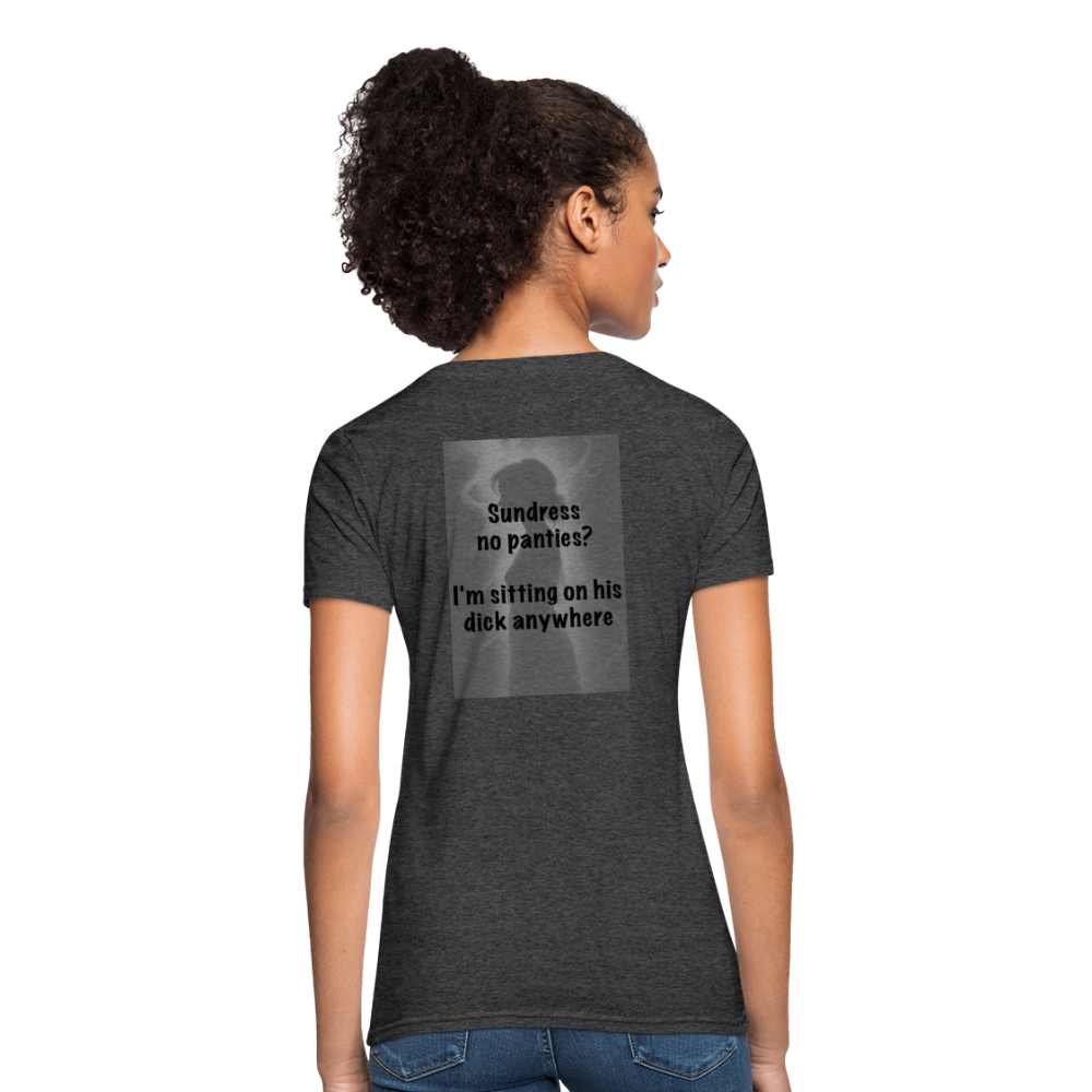 Women's T-Shirt - heather black