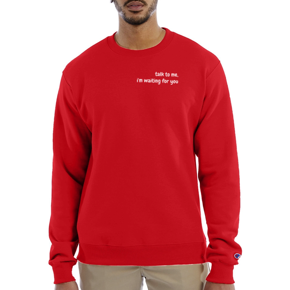 Champion Unisex Powerblend Sweatshirt - Scarlet