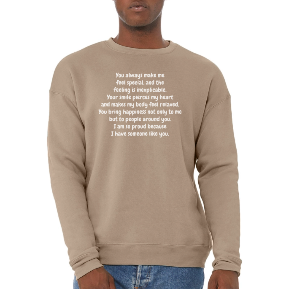 Bella + Canvas Unisex Sweatshirt - tan