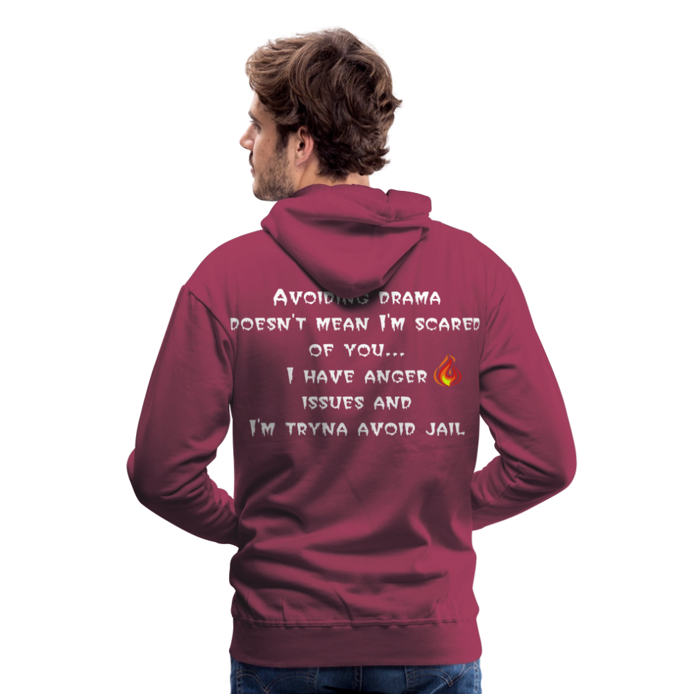 Men’s Premium Hoodie - burgundy