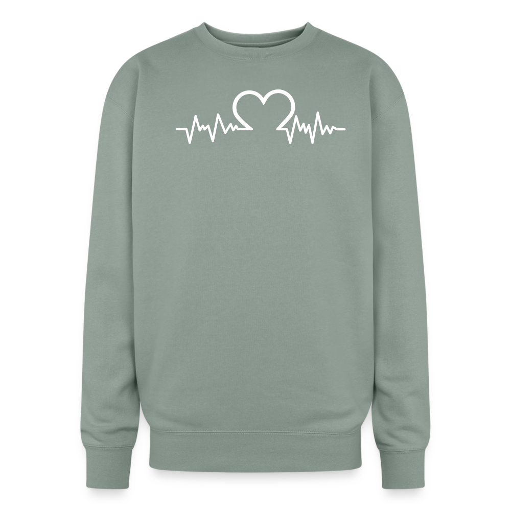 Oversized Crewneck Sweatshirt - sage