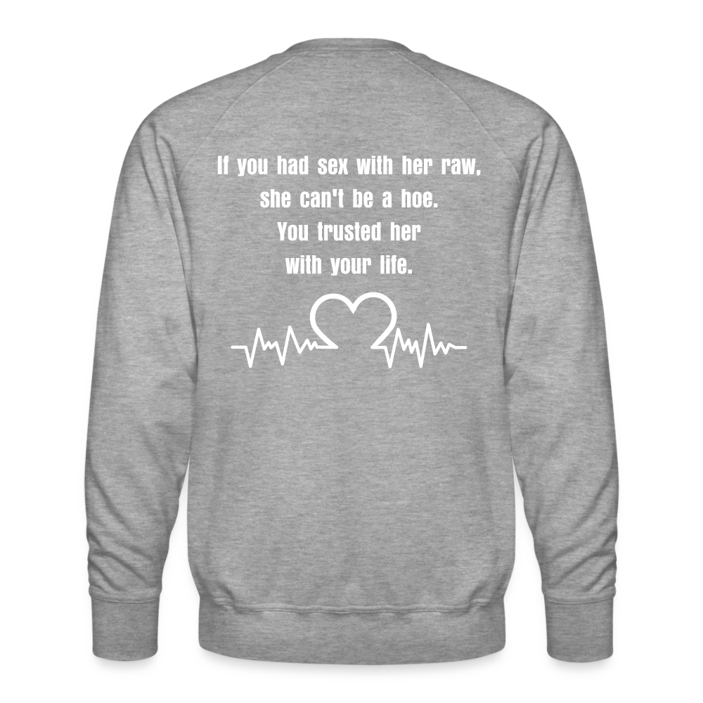 Men’s Premium Sweatshirt - heather grey