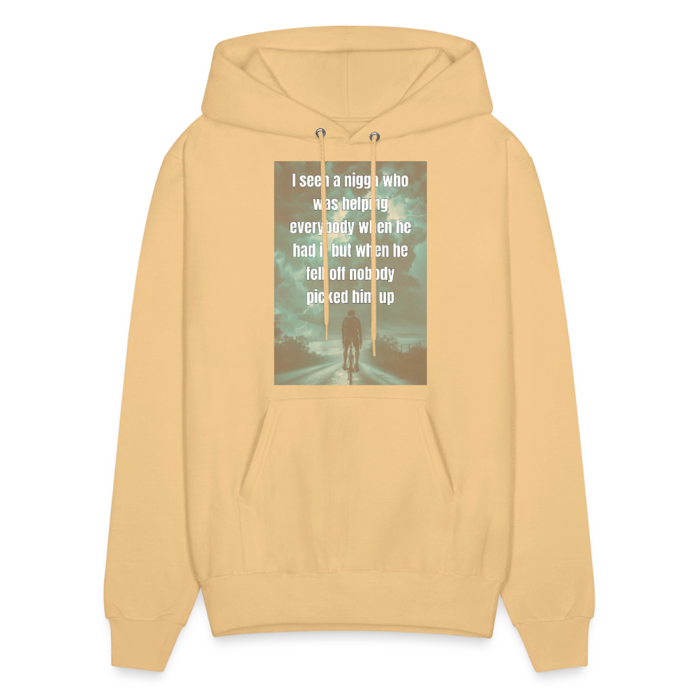 Men's Hoodie - light gold 