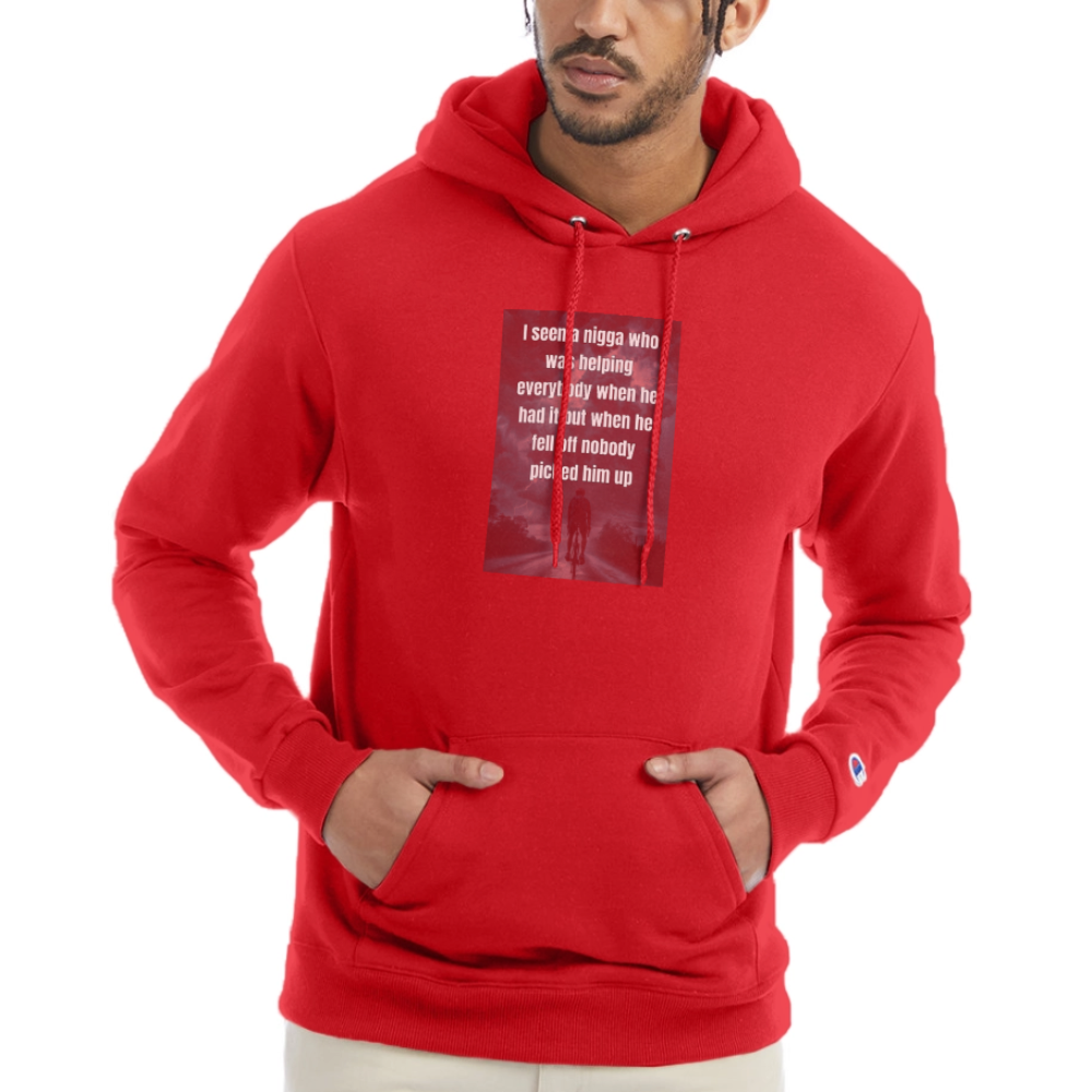 Champion Unisex Powerblend Hoodie - Scarlet