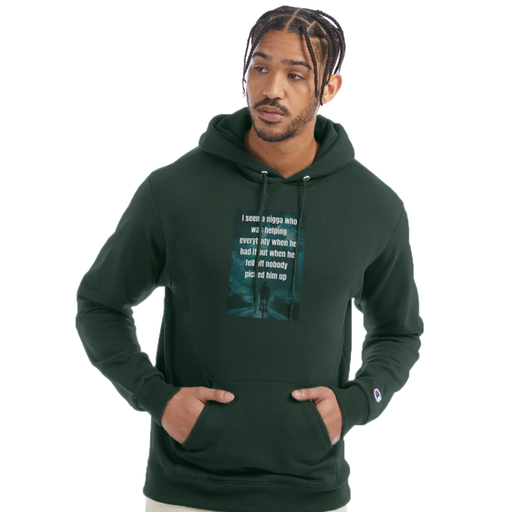 Champion Unisex Powerblend Hoodie - Dark Green