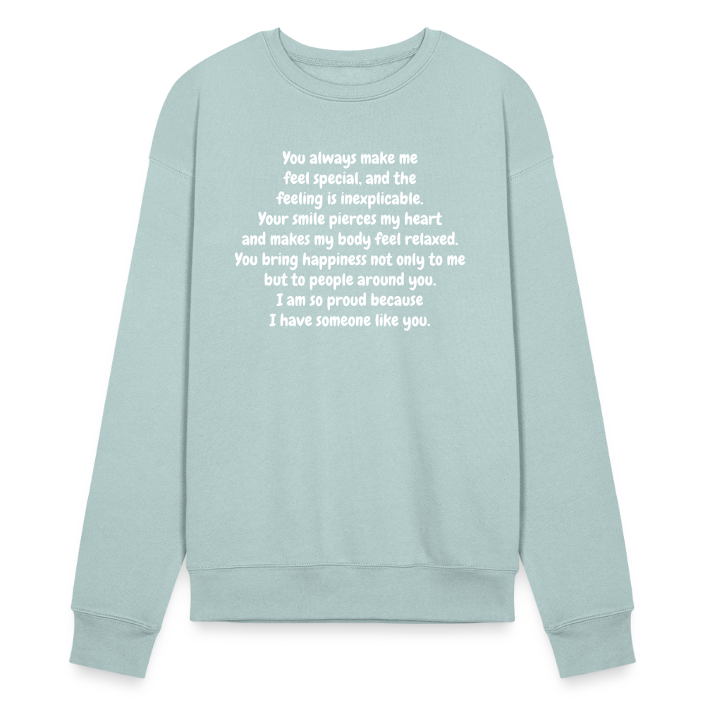 Bella + Canvas Unisex Sweatshirt - dusty blue