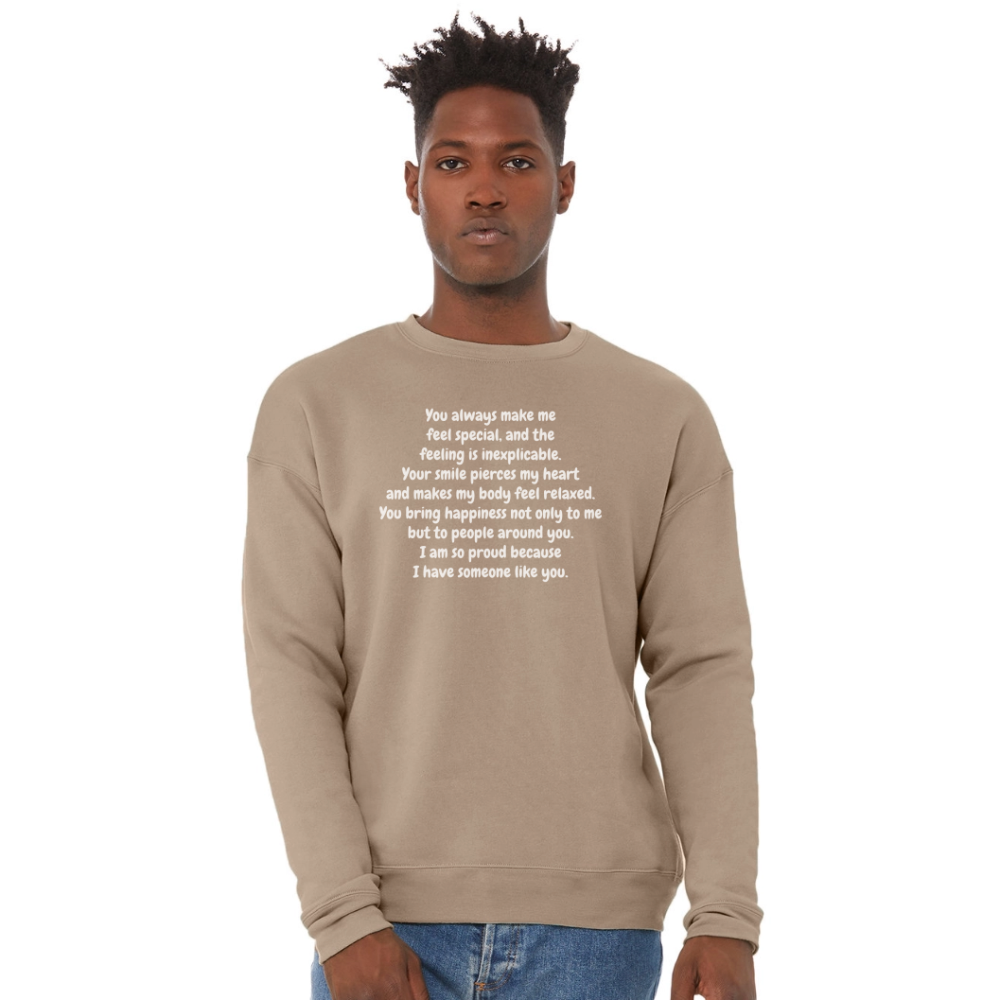 Bella + Canvas Unisex Sweatshirt - tan