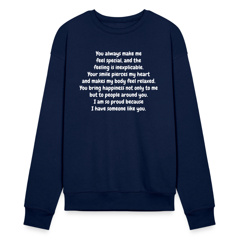 Bella + Canvas Unisex Sweatshirt - navy