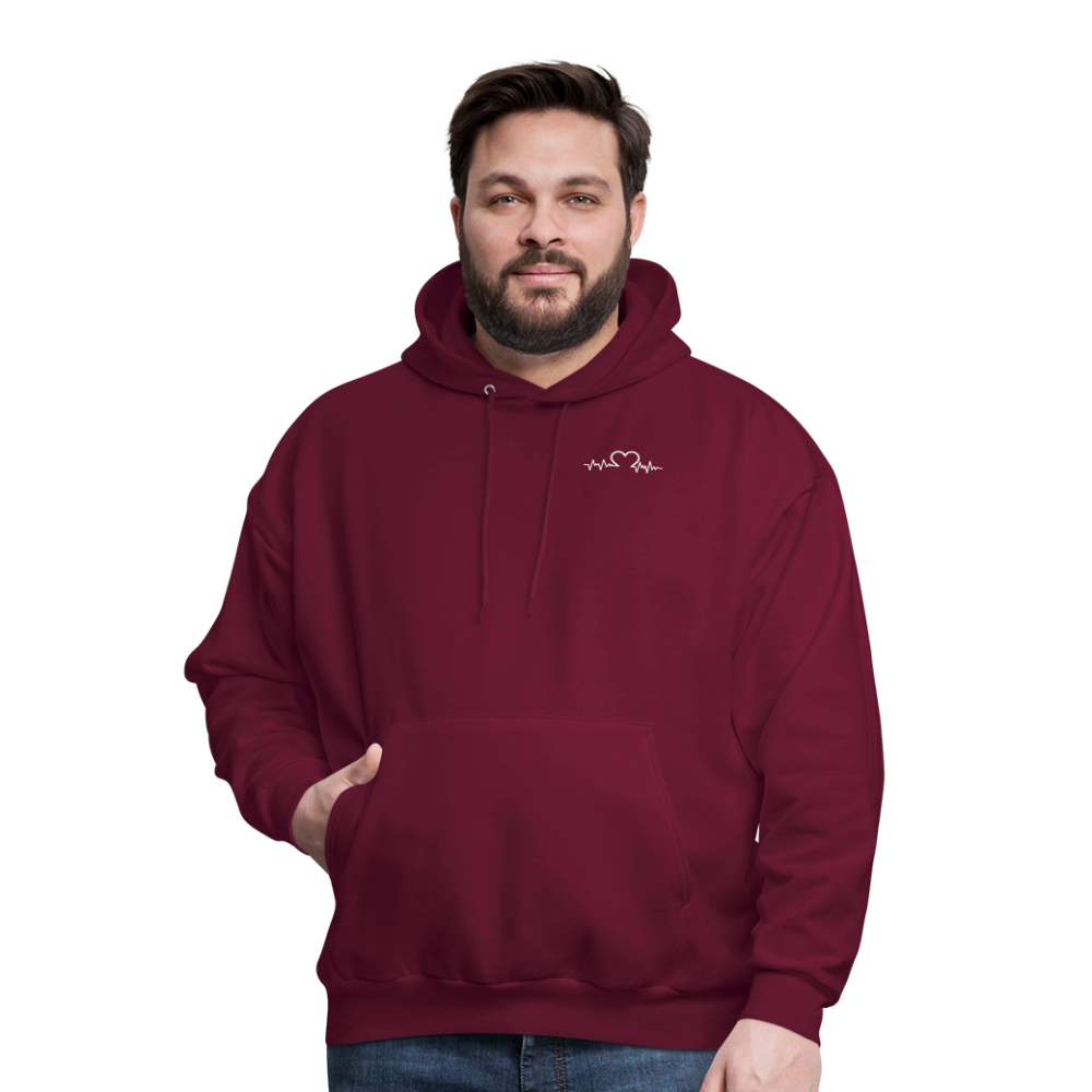 Men's Hoodie - burgundy