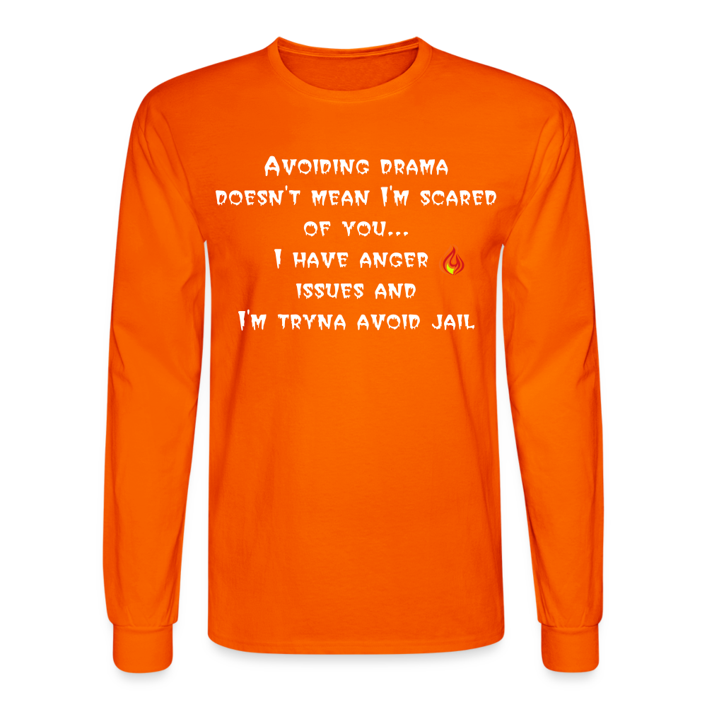 Men's Long Sleeve T-Shirt - orange