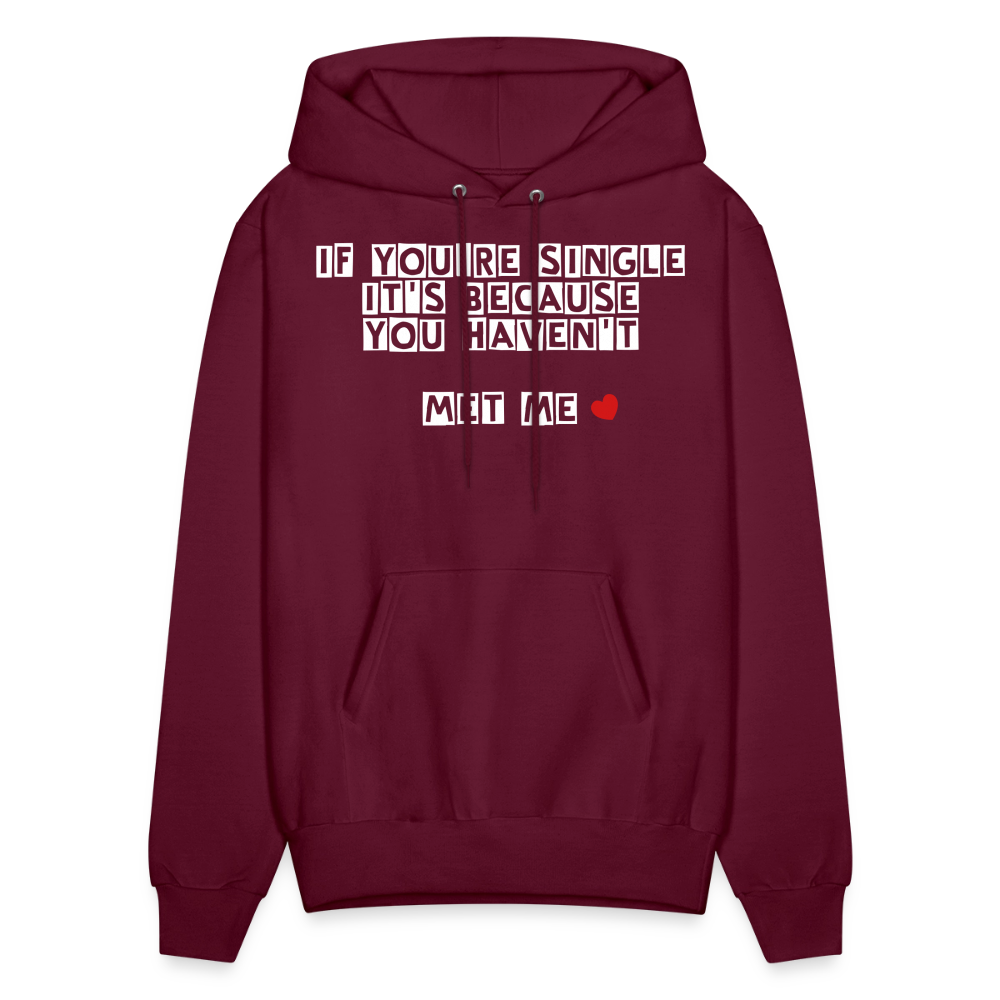 Men's Hoodie - burgundy