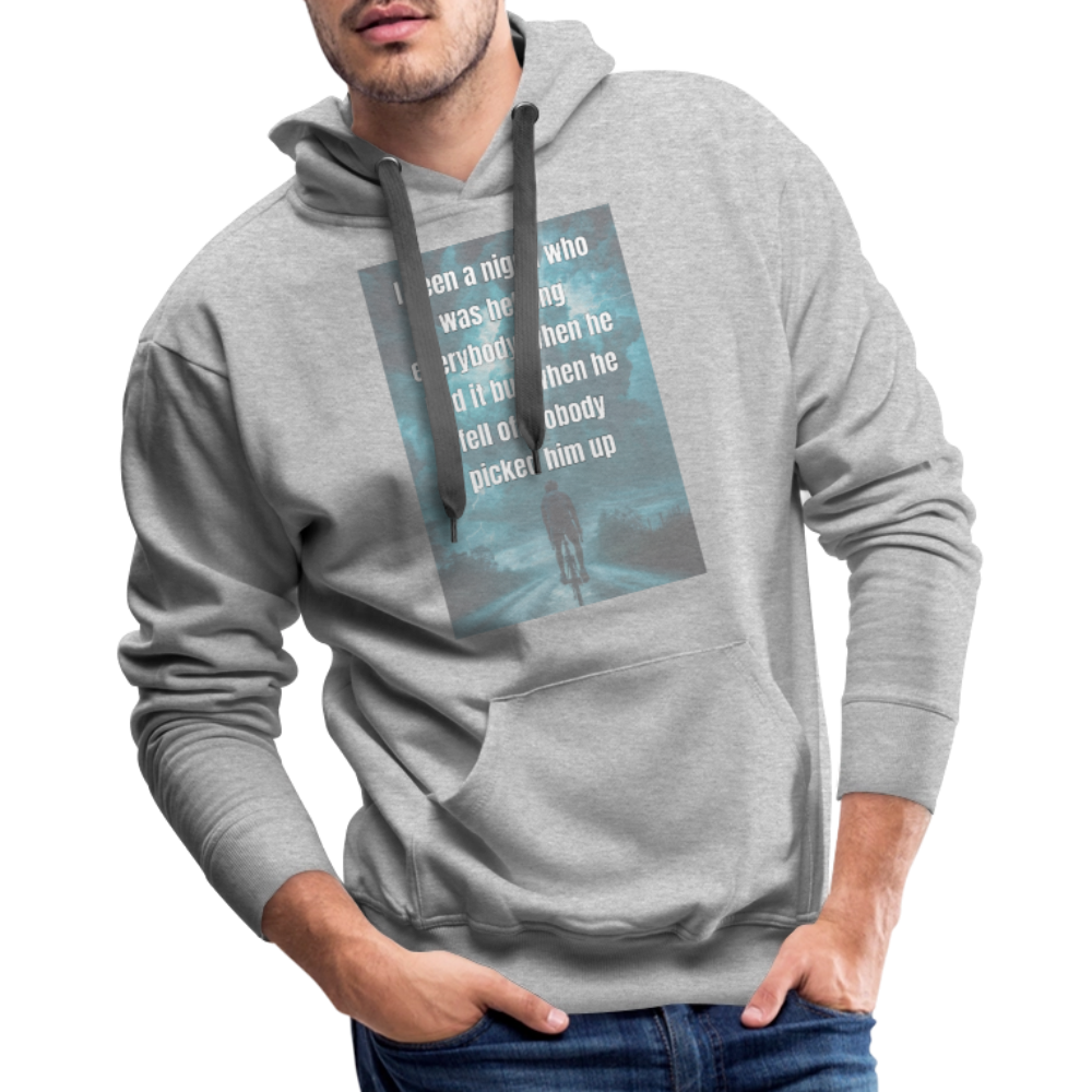 Men’s Premium Hoodie - heather grey