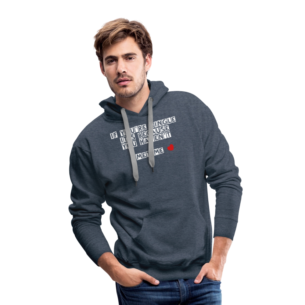 Men’s Premium Hoodie - heather denim