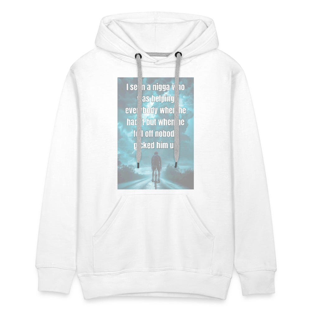 Men’s Premium Hoodie - white