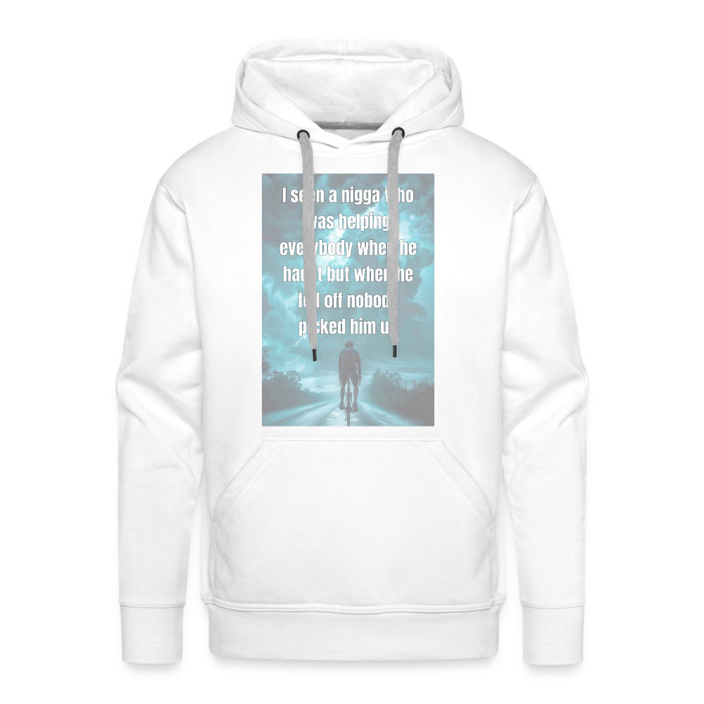 Men’s Premium Hoodie - white