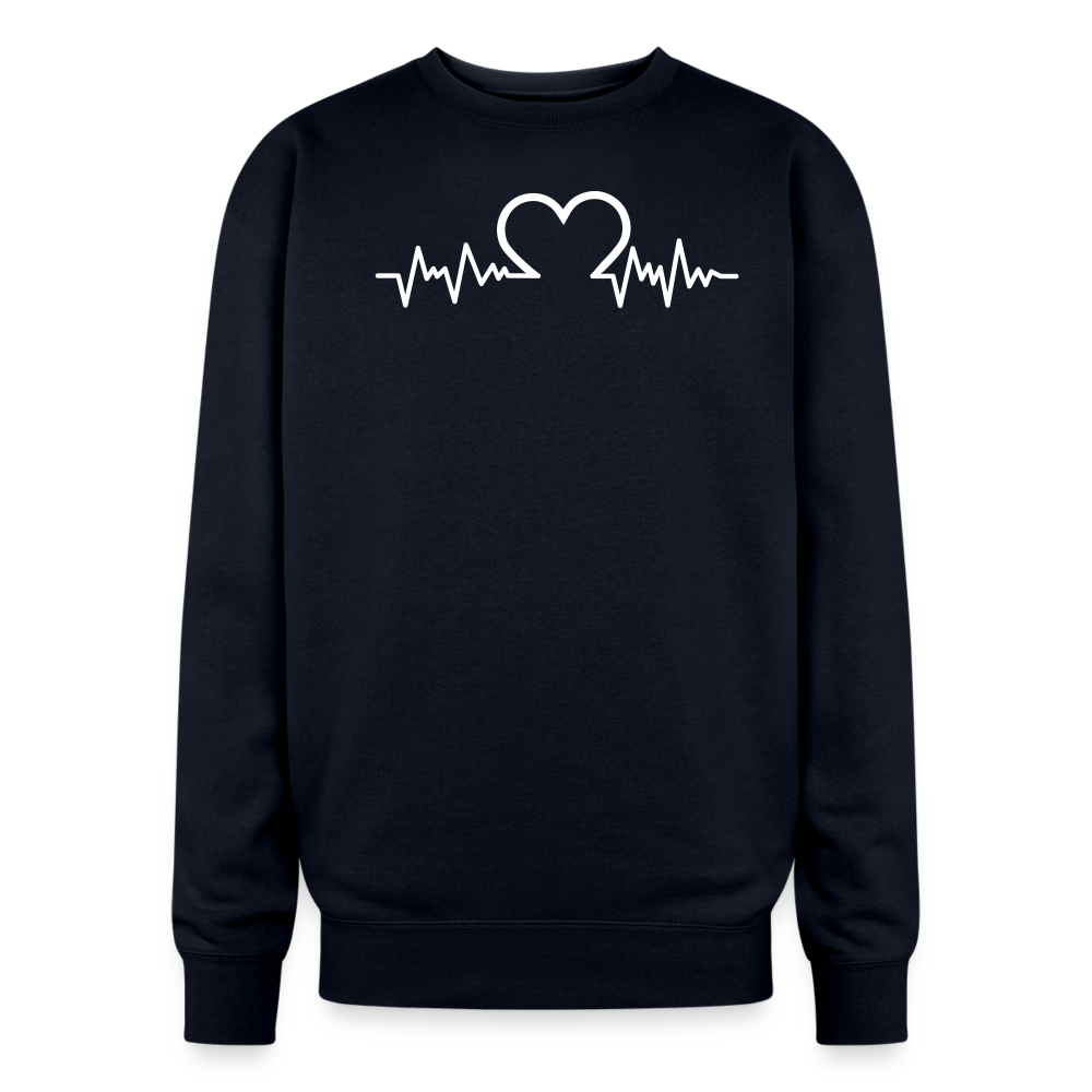 Oversized Crewneck Sweatshirt - navy