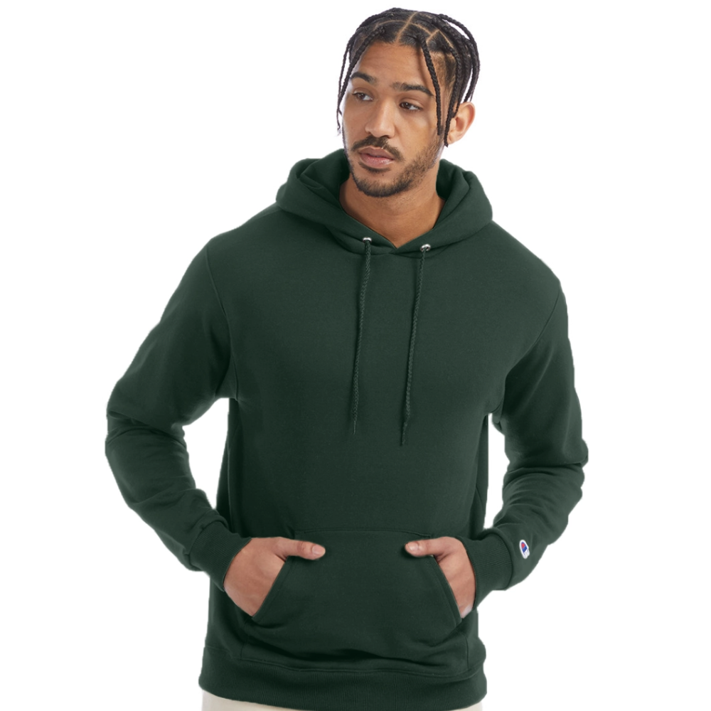 Champion Unisex Powerblend Hoodie - Dark Green