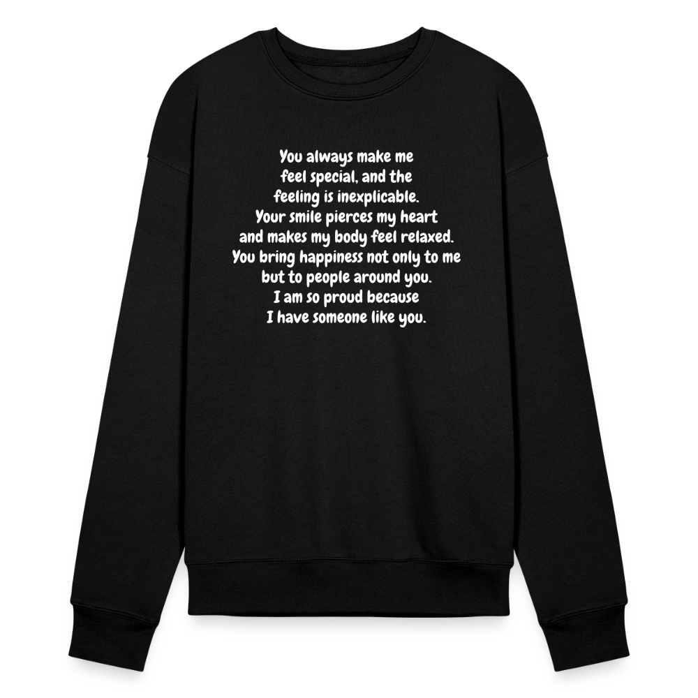 Bella + Canvas Unisex Sweatshirt - black