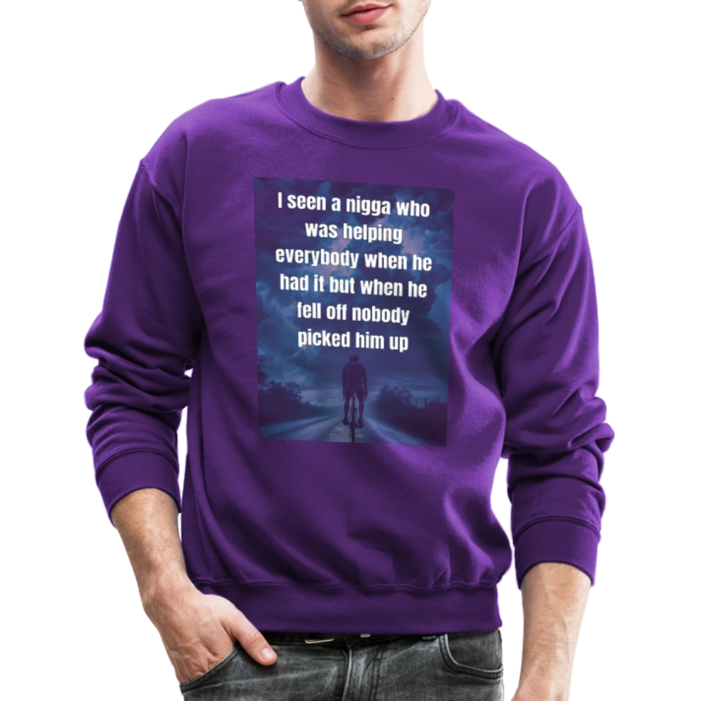 Crewneck Sweatshirt - purple