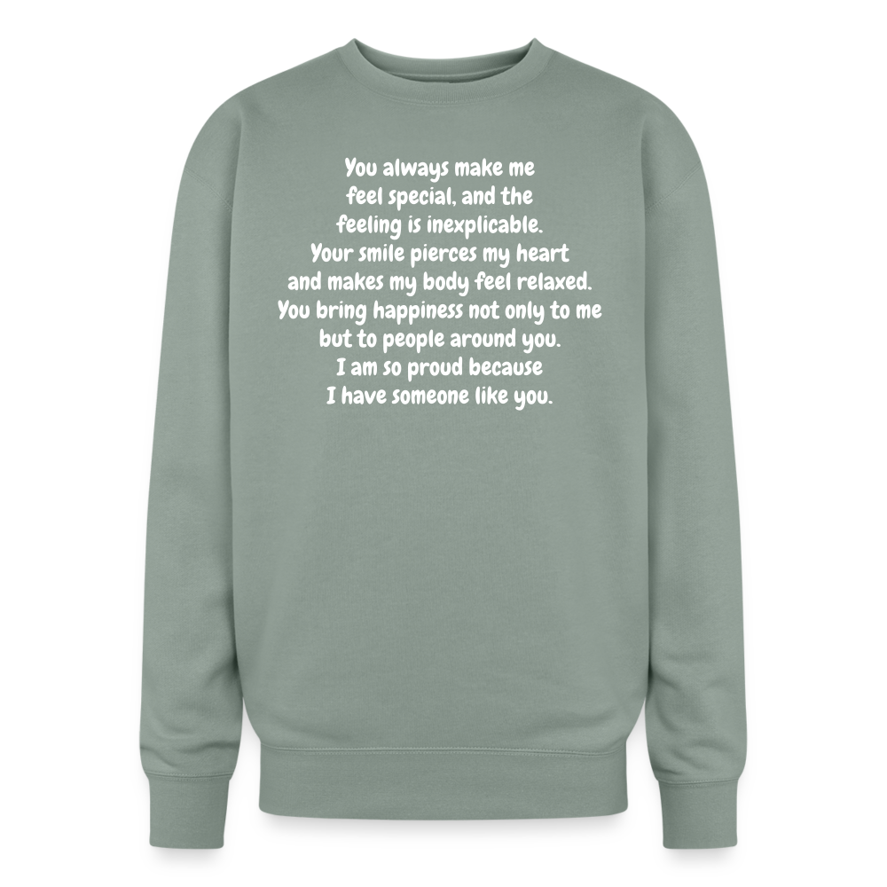 Oversized Crewneck Sweatshirt - sage