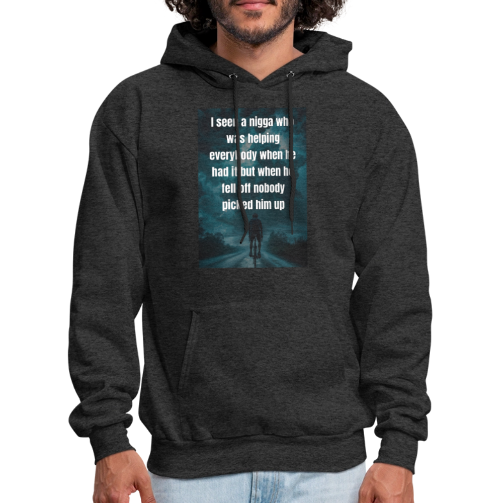 Men's Hoodie - charcoal grey