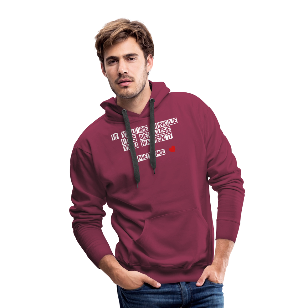 Men’s Premium Hoodie - burgundy