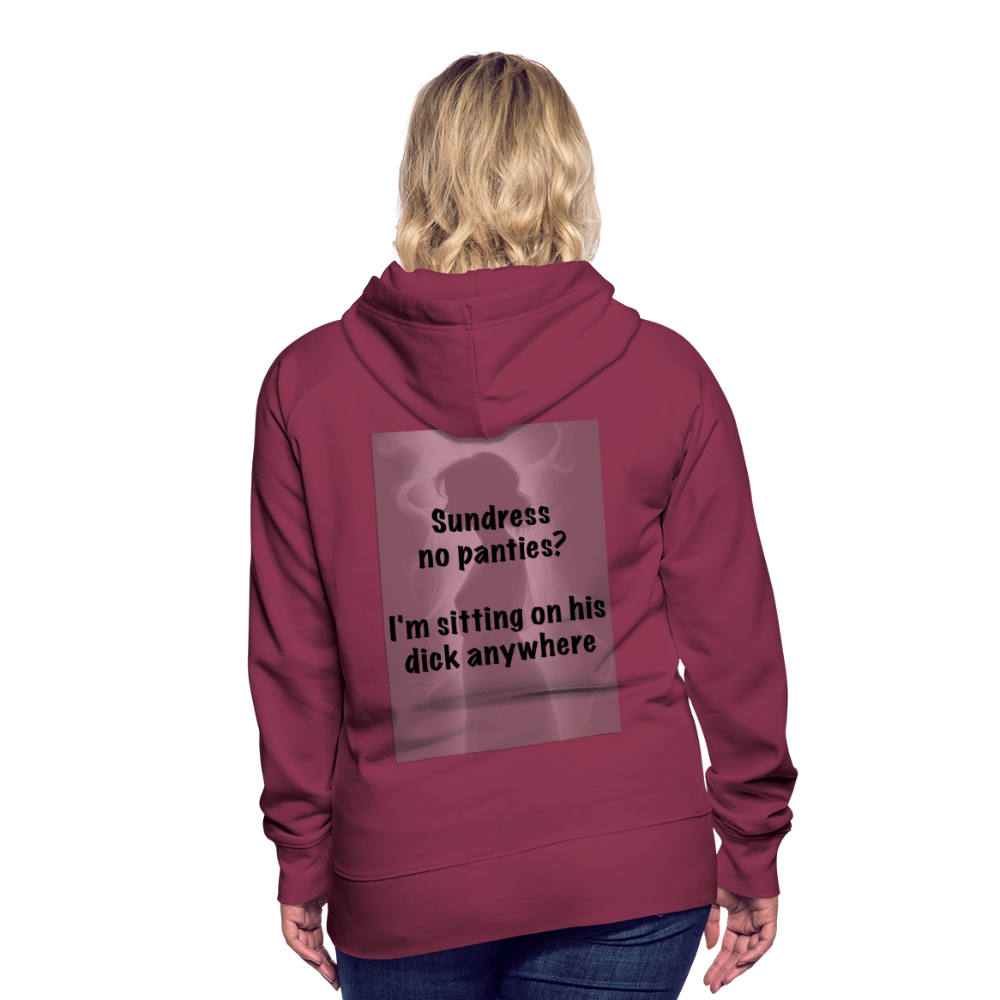 Women’s Premium Hoodie - burgundy