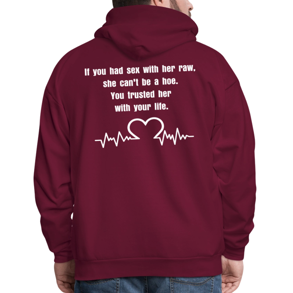 Men's Hoodie - burgundy