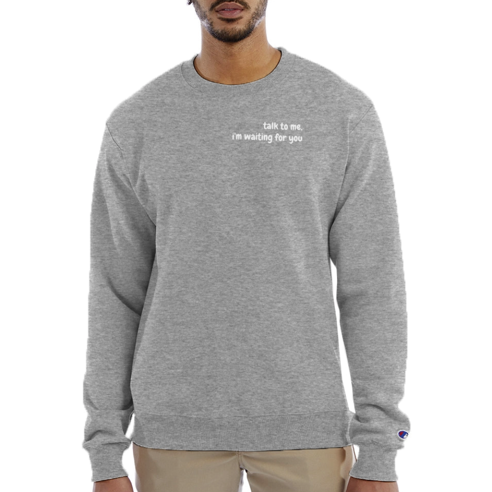 Champion Unisex Powerblend Sweatshirt - heather gray