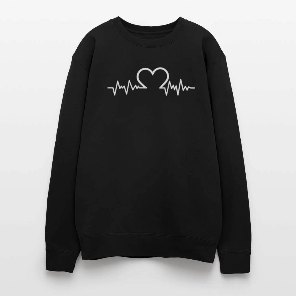 Oversized Crewneck Sweatshirt - black