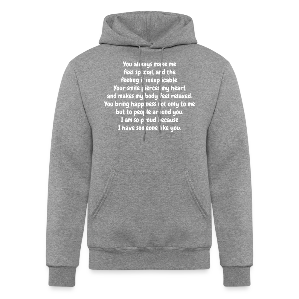 Champion Unisex Powerblend Hoodie - heather gray