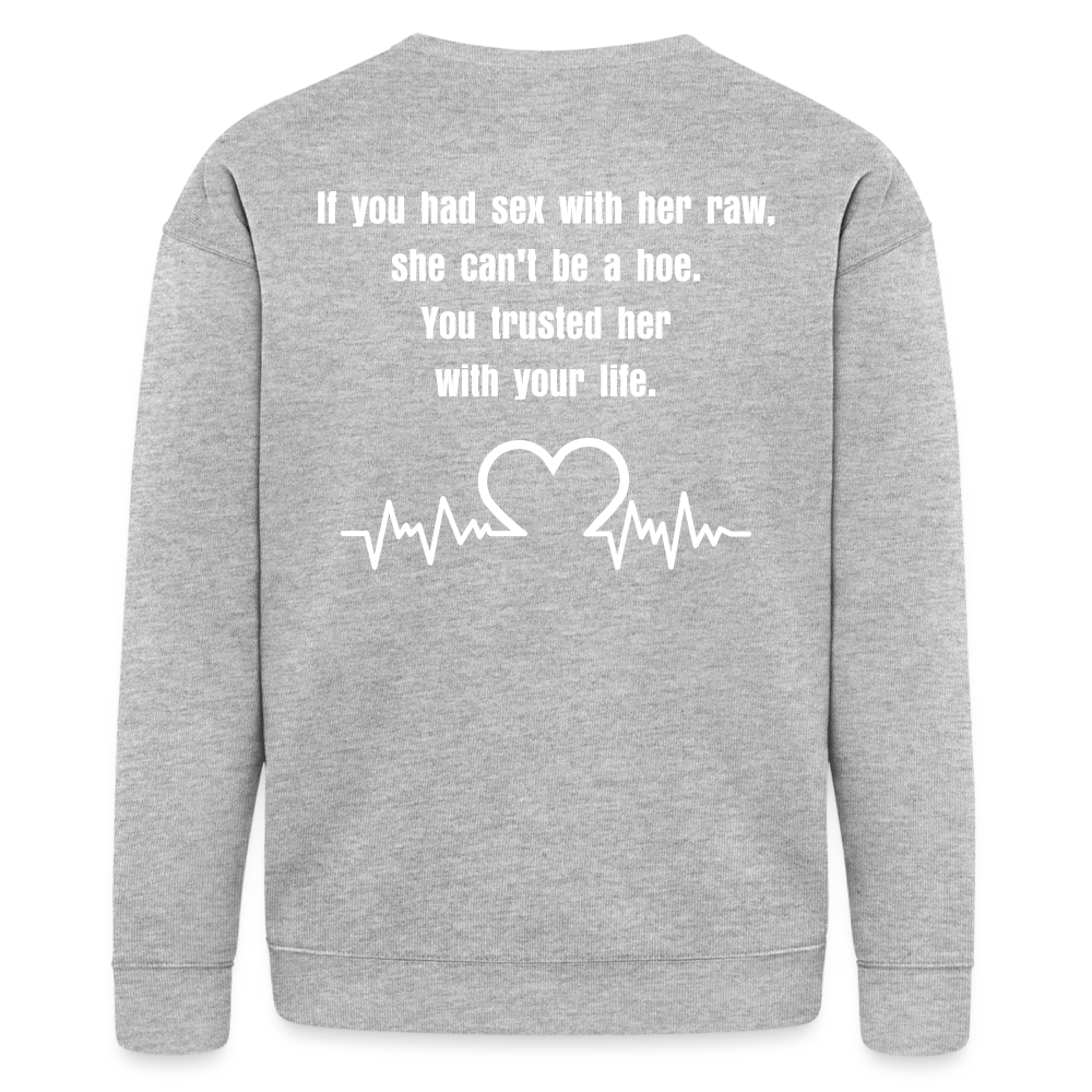 Bella + Canvas Unisex Sweatshirt - heather gray