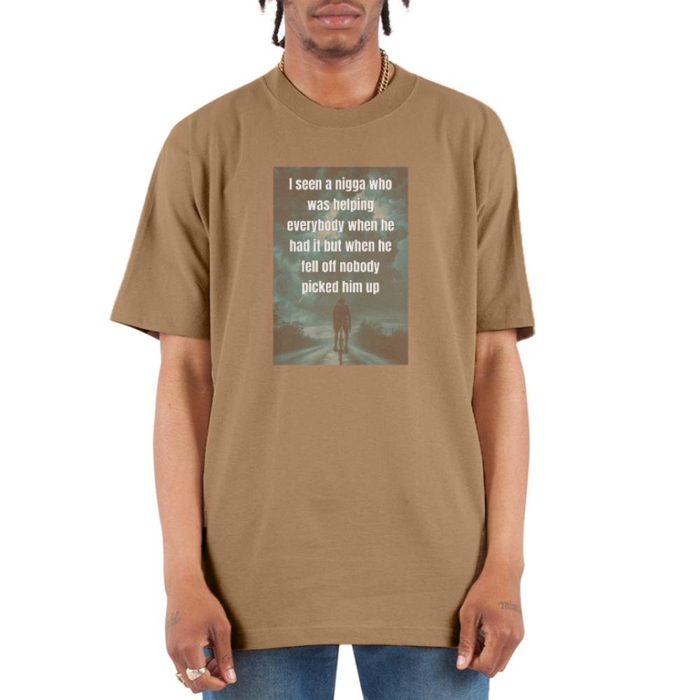 Unisex Oversized Heavyweight T-Shirt - khaki