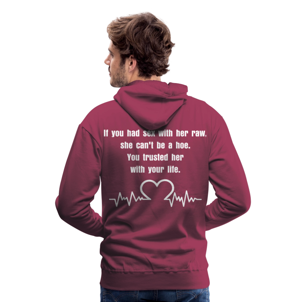 Men’s Premium Hoodie - burgundy