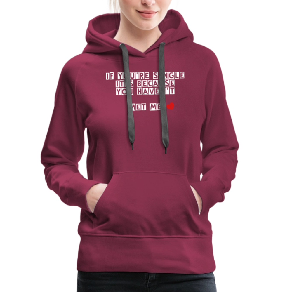 Women’s Premium Hoodie - burgundy