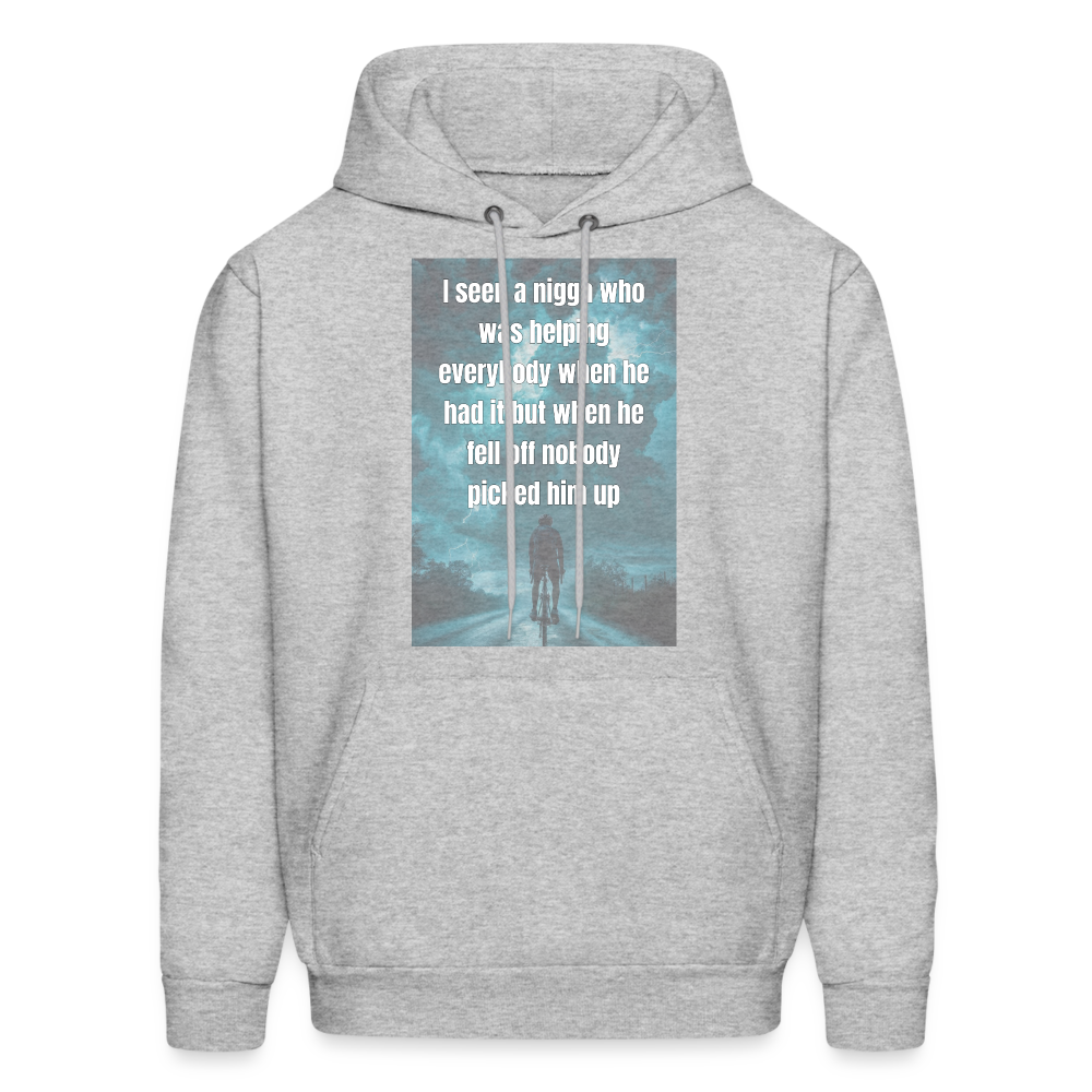 Men's Hoodie - heather gray