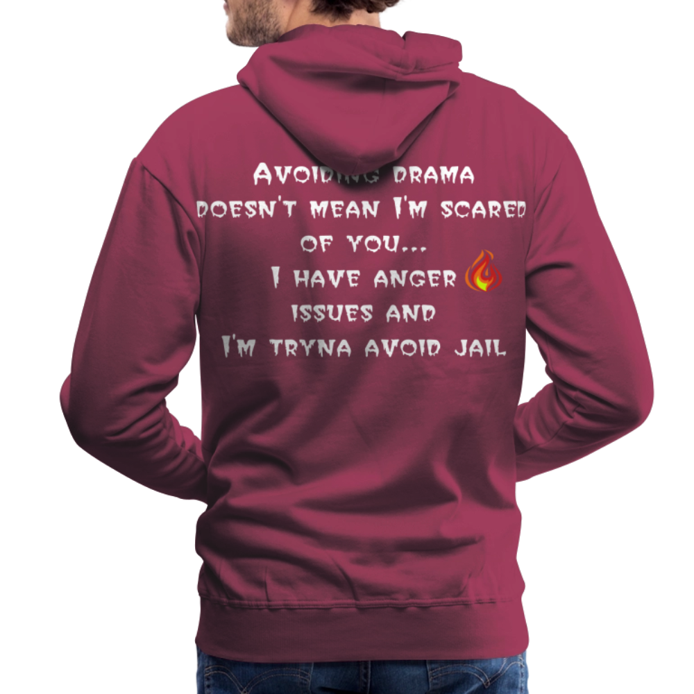 Men’s Premium Hoodie - burgundy