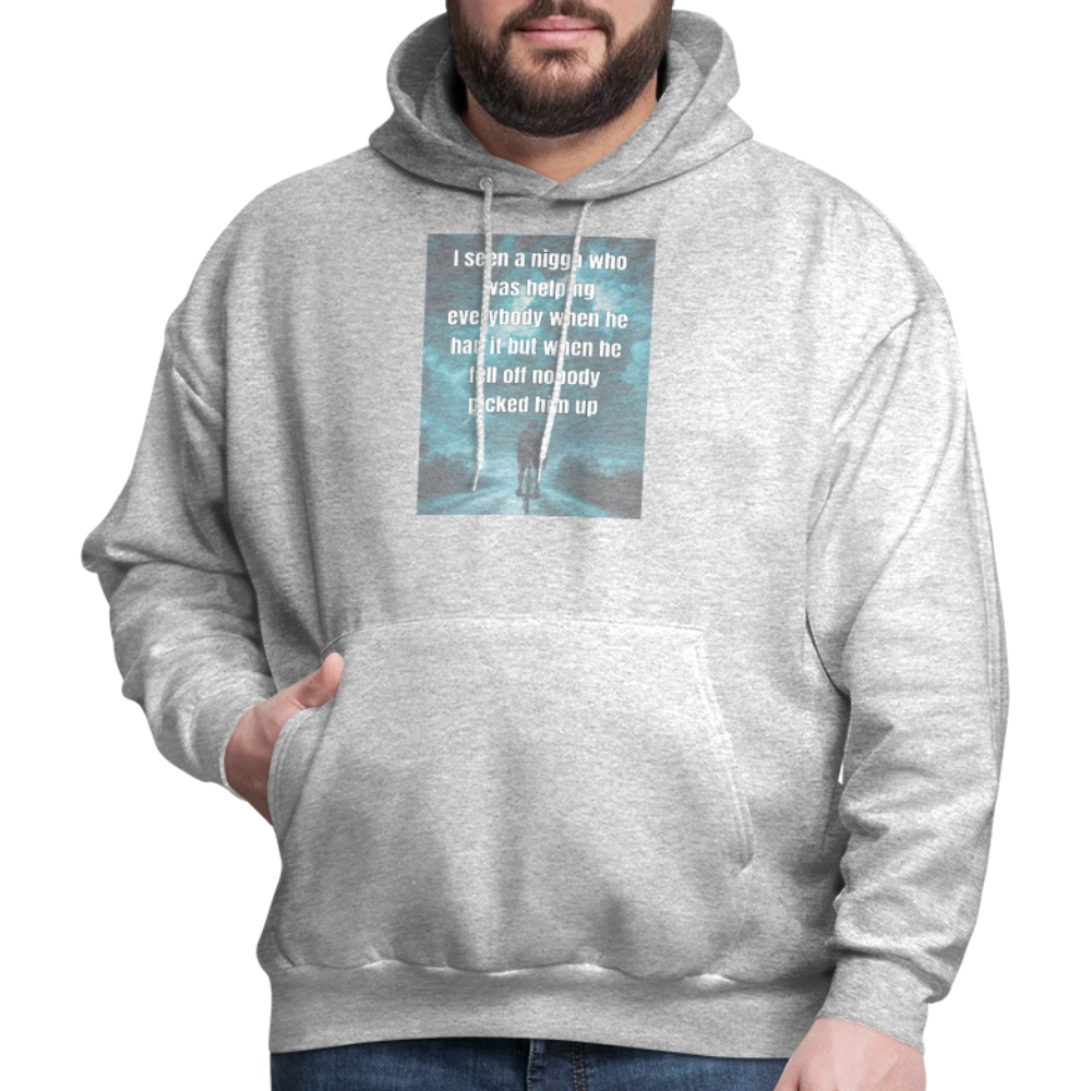 Men's Hoodie - heather gray