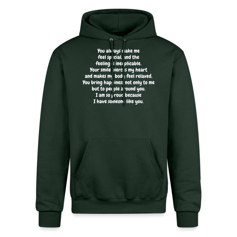 Champion Unisex Powerblend Hoodie - Dark Green