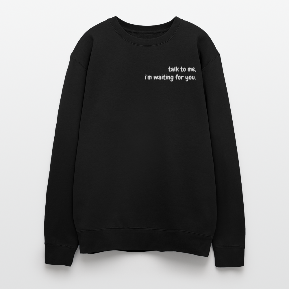 Oversized Crewneck Sweatshirt - black