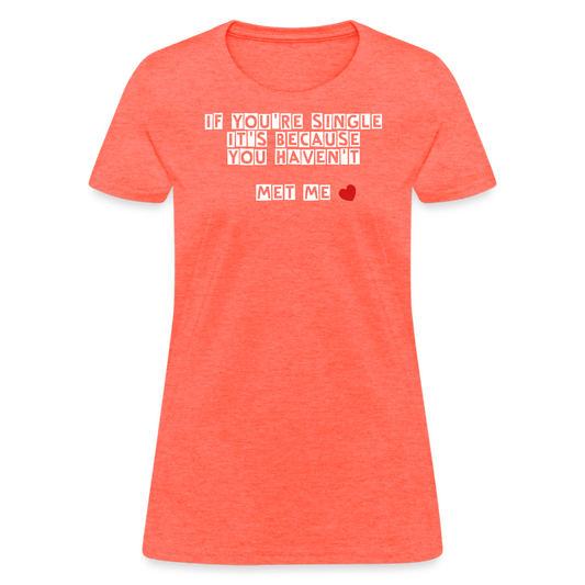 Women's T-Shirt - heather coral