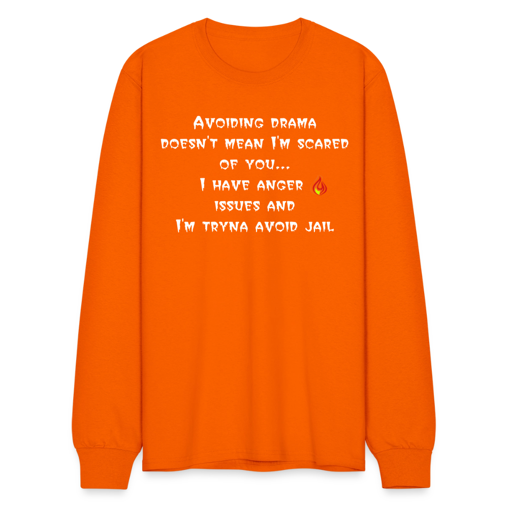 Men's Long Sleeve T-Shirt - orange