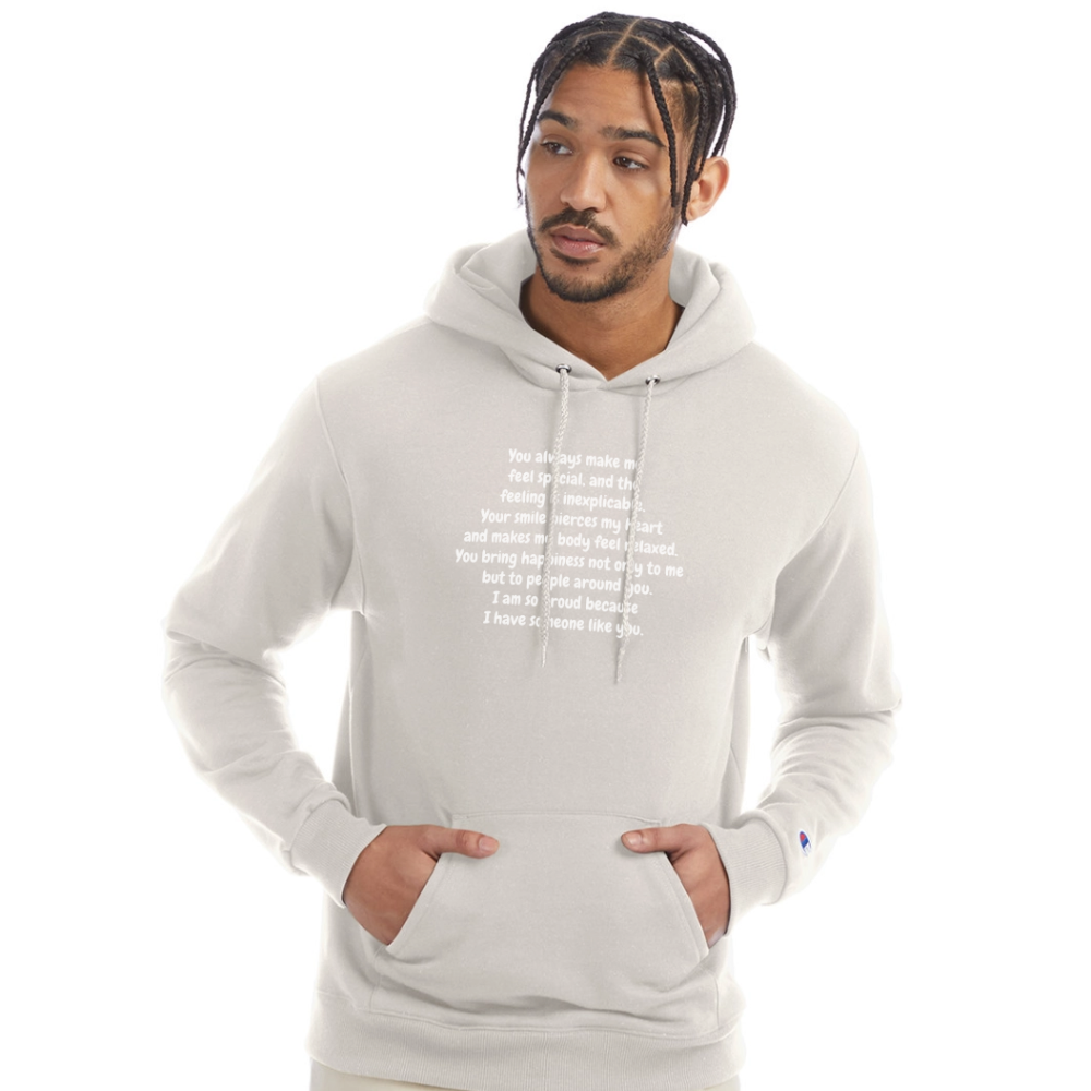 Champion Unisex Powerblend Hoodie - Sand