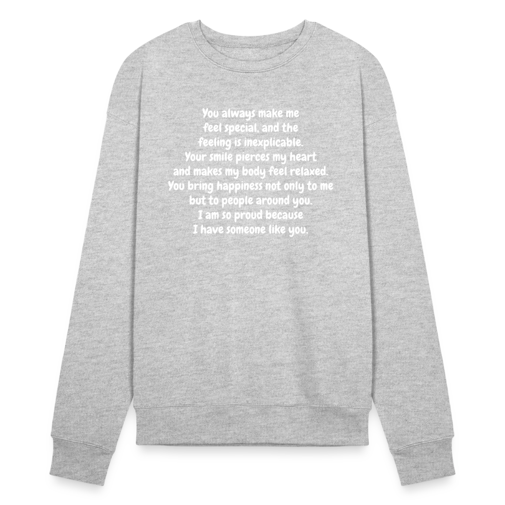 Bella + Canvas Unisex Sweatshirt - heather gray