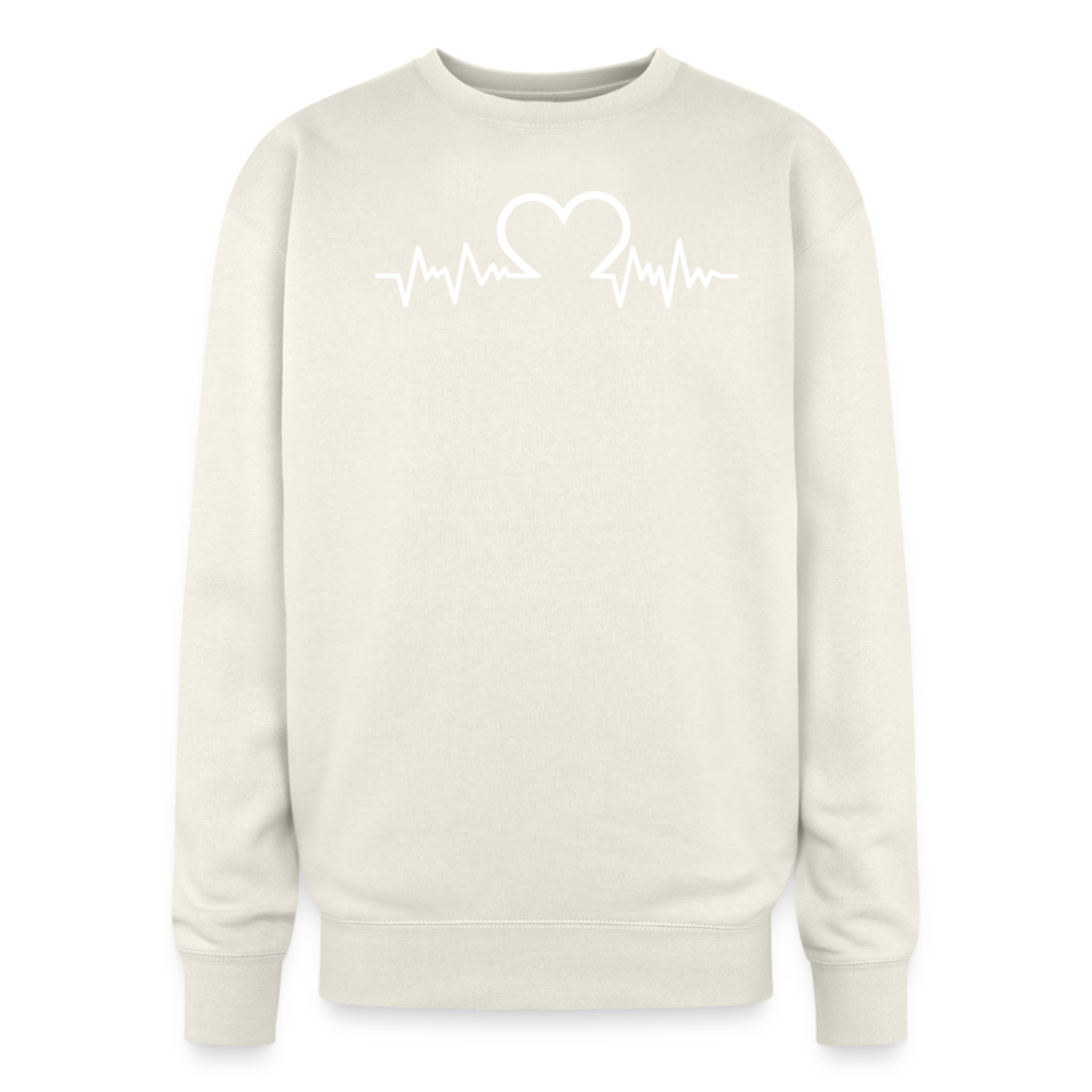 Oversized Crewneck Sweatshirt - ivory