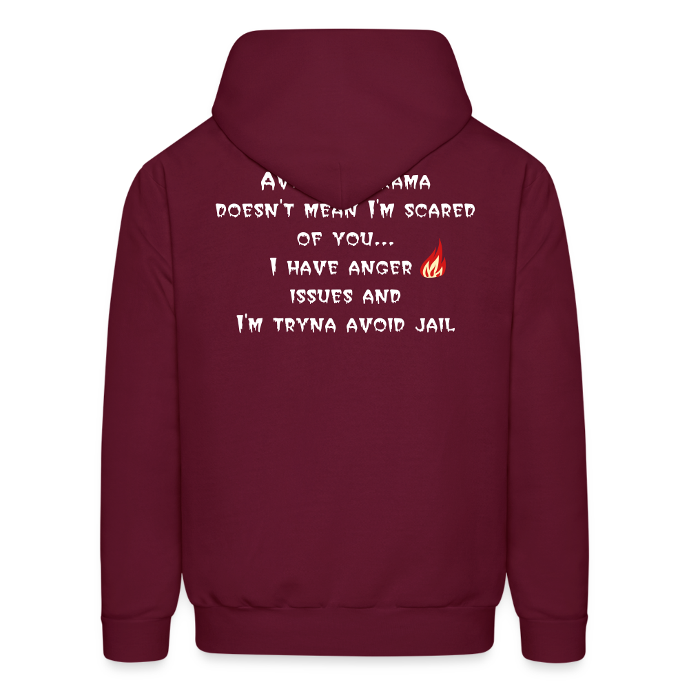 Men's Hoodie - burgundy