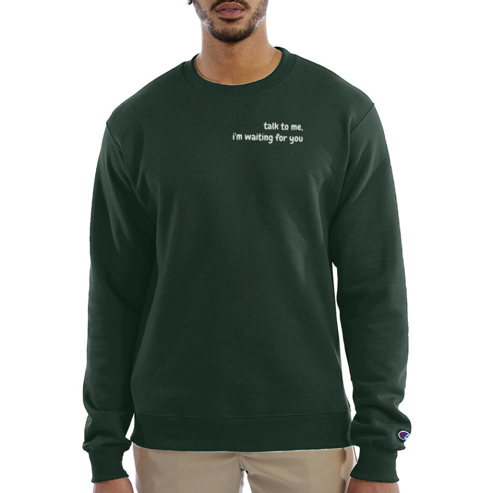 Champion Unisex Powerblend Sweatshirt - Dark Green