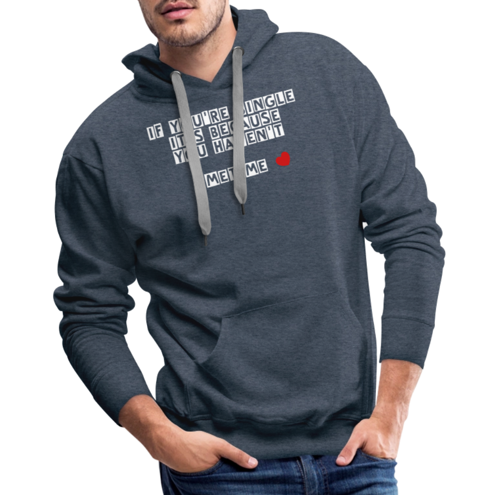 Men’s Premium Hoodie - heather denim