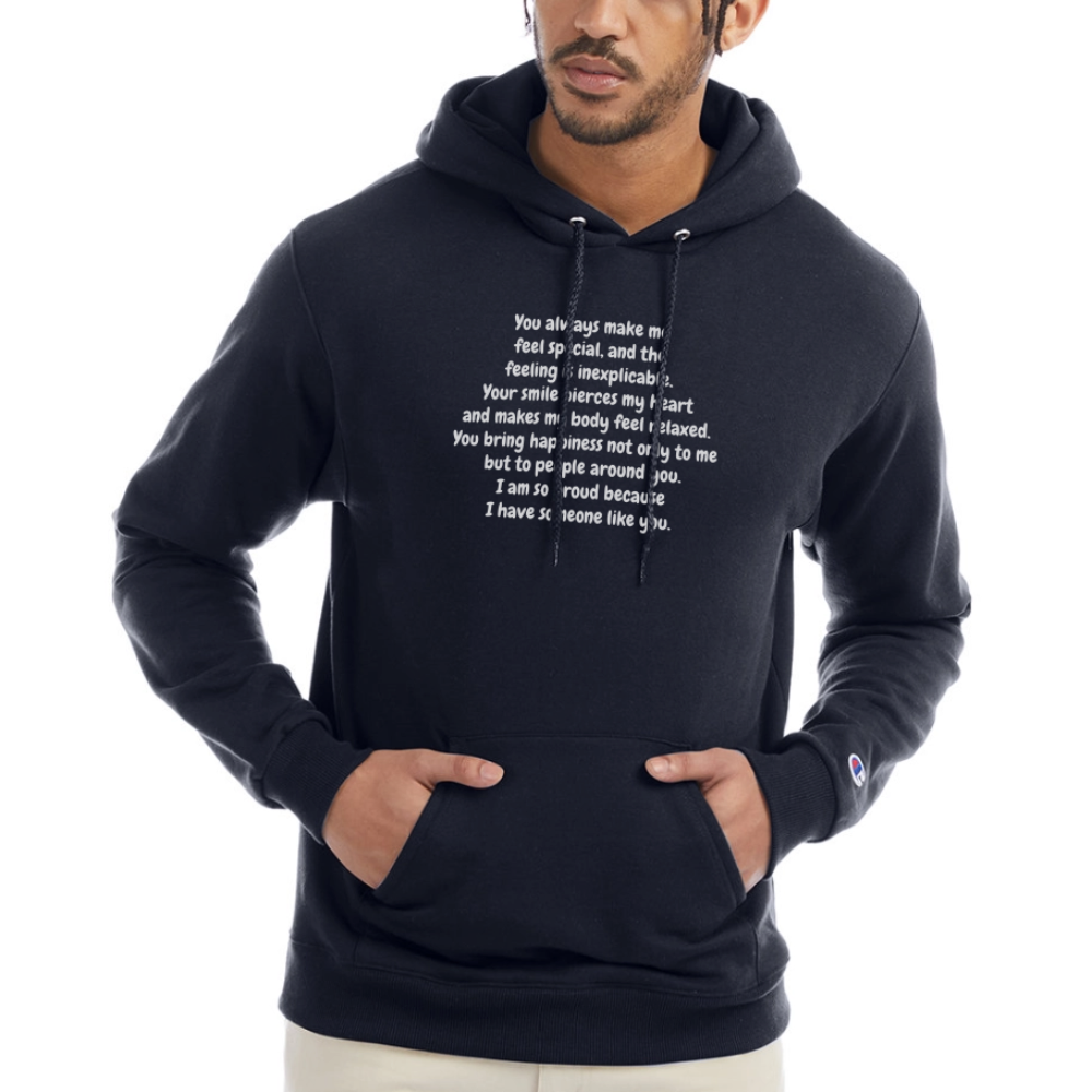 Champion Unisex Powerblend Hoodie - navy