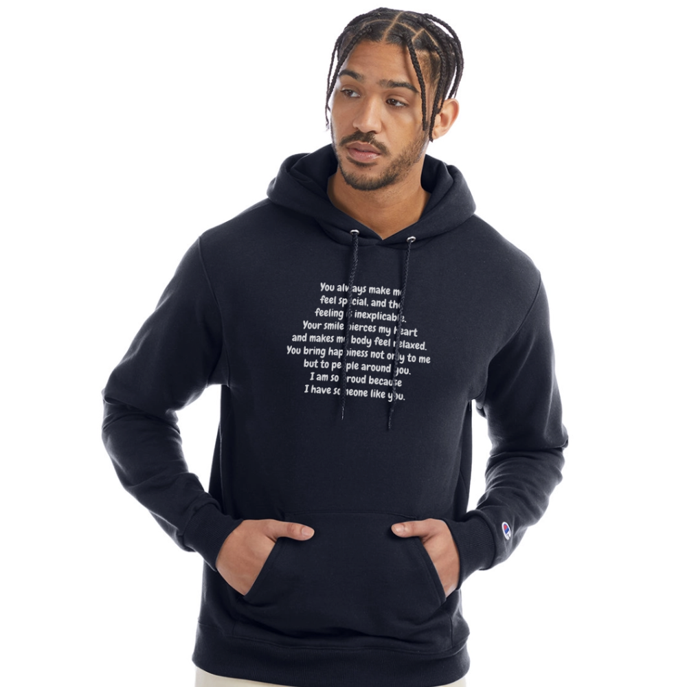 Champion Unisex Powerblend Hoodie - navy